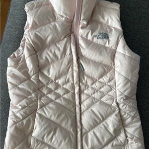 The North Face Light Pink Puffer Vest